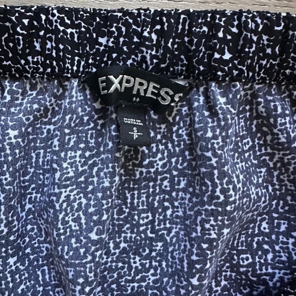 Express Black and White Romper Jumpsuit - Picture 3 of 4